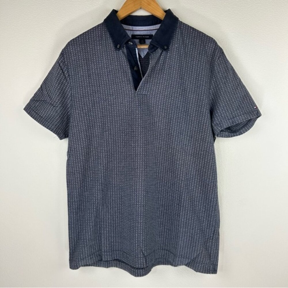 Tommy Hilfiger Casual Preppy Button Down Collar Polo Size L